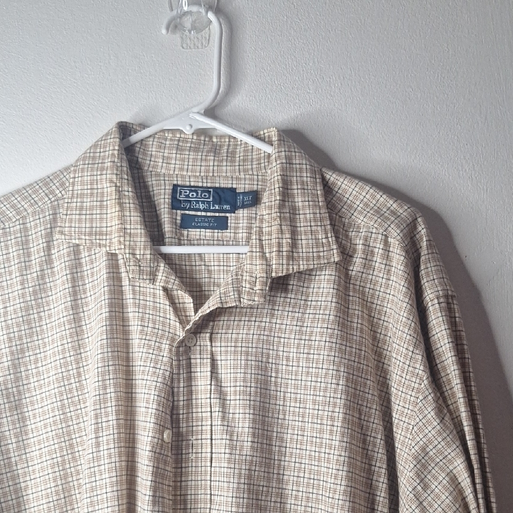 Ralph Lauren Tan Casual Button Down Shirt
